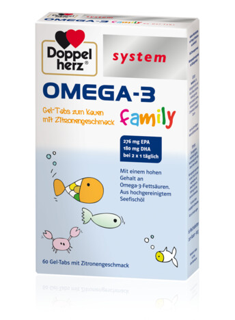 Doppelherz system OMEGA-3 family Gel-Tabs| Doppelherz