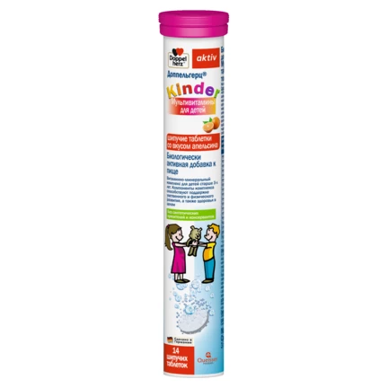 Doppelherz Kinder Мультивитамины Вид спереди