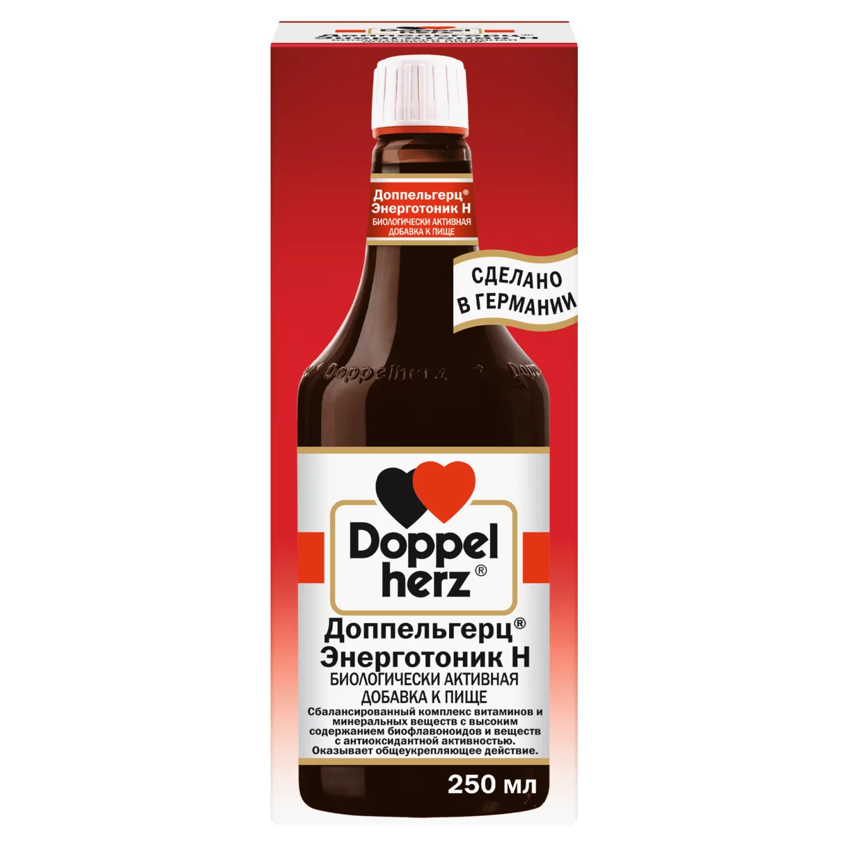Doppelherz Энерготоник Н Вид спереди